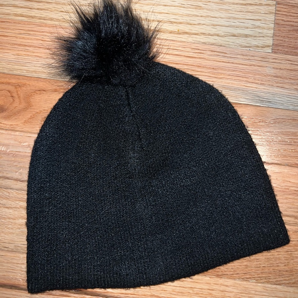 Black Christian Siriano Pom Hat